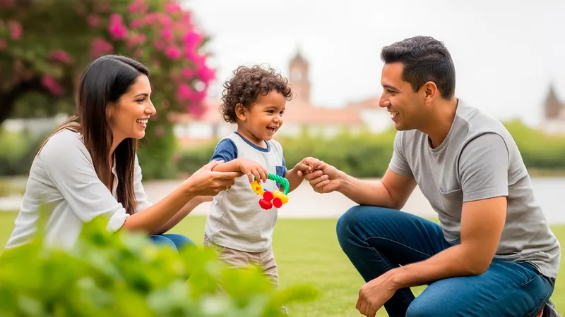 Manos de una terapeuta acompañando el juego de un niño